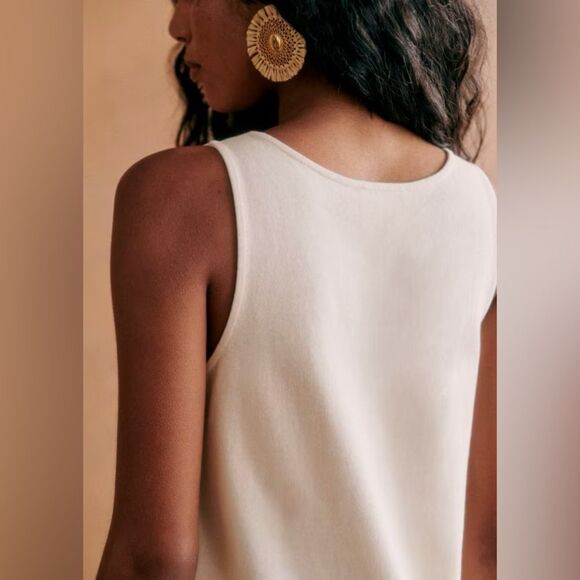 Sezane Ariana Dress in Cream - Picture 4 of 5